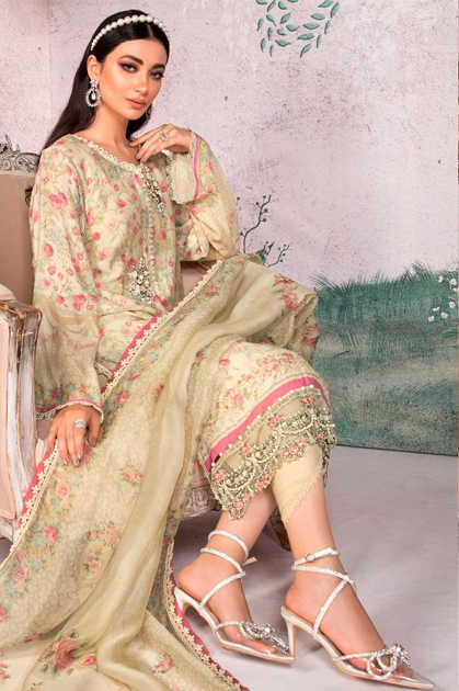 Deepsy Maria B Pashmina Salwar Suit Wholesale Catalog 6 Pcs
