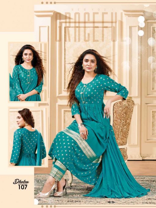 Dholna Kurti with Dupatta Bottom Wholesale Catalog 8 Pcs 1 510x680 - Dholna Kurti with Dupatta Bottom Wholesale Catalog 8 Pcs