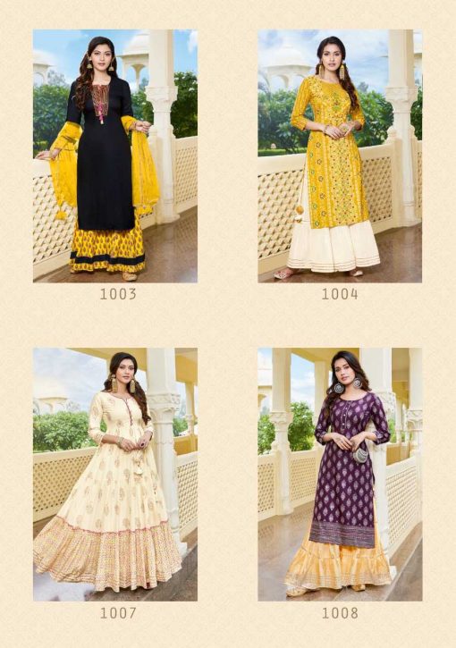 Diya Trends Festival Tadka Vol 1 by Kajal Style Kurti with Dupatta Palazzo or Skirt or Sharara Wholesale Catalog 8 Pcs 10 510x725 - Diya Trends Festival Tadka Vol 1 by Kajal Style Kurti with Dupatta Palazzo or Skirt or Sharara Wholesale Catalog 8 Pcs