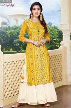 Diya Trends Festival Tadka Vol 1 by Kajal Style Kurti with Dupatta Palazzo or Skirt or Sharara Wholesale Catalog 8 Pcs