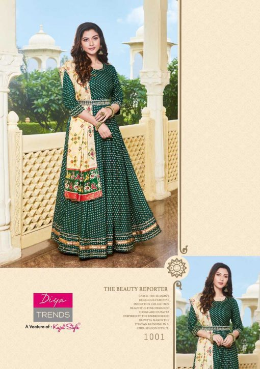 Diya Trends Festival Tadka Vol 1 by Kajal Style Kurti with Dupatta Palazzo or Skirt or Sharara Wholesale Catalog 8 Pcs 4 510x725 - Diya Trends Festival Tadka Vol 1 by Kajal Style Kurti with Dupatta Palazzo or Skirt or Sharara Wholesale Catalog 8 Pcs