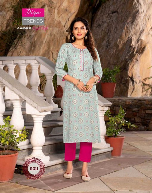 Diya Trends Gardencity Vol 11 by Kajal Style Kurti Wholesale Catalog 17 Pcs 10 510x646 - Diya Trends Gardencity Vol 11 by Kajal Style Kurti Wholesale Catalog 17 Pcs