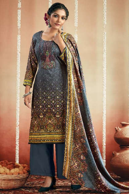 GSM Zeba Vol 3 Pashmina Salwar Suit Wholesale Catalog 10 Pcs