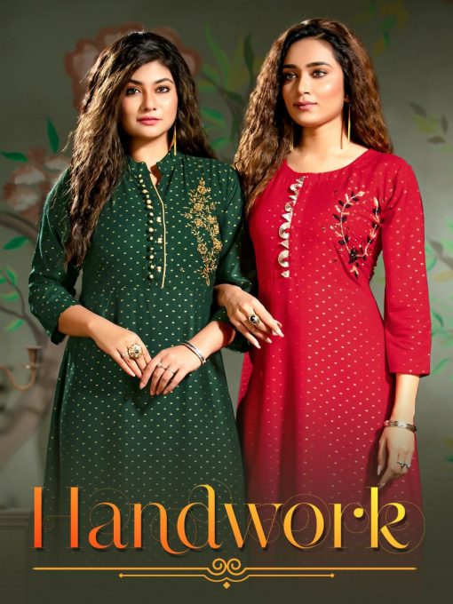 Handwork Kurti Wholesale Catalog 8 Pcs 3 510x680 - Handwork Kurti Wholesale Catalog 8 Pcs