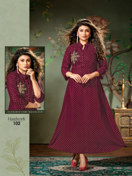 Handwork Kurti Wholesale Catalog 8 Pcs 4 510x680 - Handwork Kurti Wholesale Catalog 8 Pcs