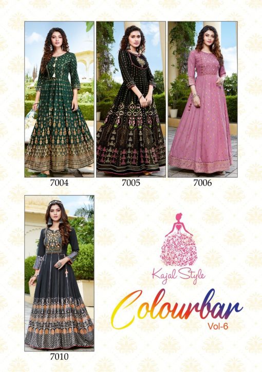 Kajal Style Fashion Colorbar Vol 6 Kurti Wholesale Catalog 10 Pcs 19 510x725 - Kajal Style Fashion Colorbar Vol 6 Kurti Wholesale Catalog 10 Pcs