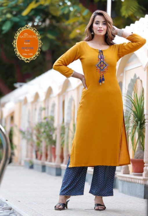 Kasturam Vol 11 C by Kajal Style Kurti with Palazzo Pant Wholesale Catalog 10 Pcs 7 510x744 - Kasturam Vol 11 C by Kajal Style Kurti with Palazzo Pant Wholesale Catalog 10 Pcs