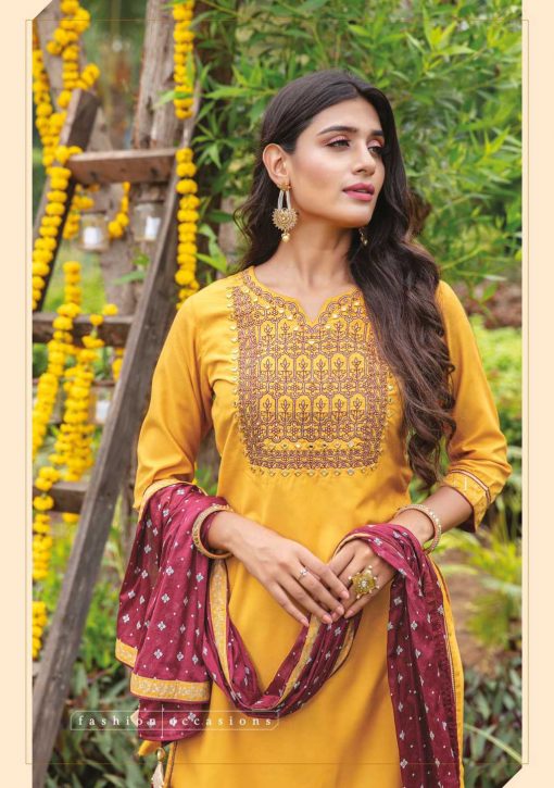 Kiana Glimmering Kurti with Dupatta Bottom Wholesale Catalog 7 Pcs 10 510x725 - Kiana Glimmering Kurti with Dupatta Bottom Wholesale Catalog 7 Pcs