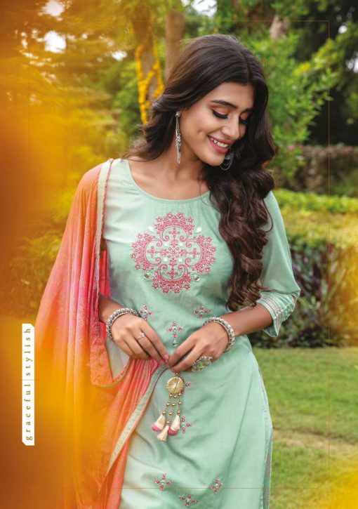 Kiana Glimmering Kurti with Dupatta Bottom Wholesale Catalog 7 Pcs 12 510x725 - Kiana Glimmering Kurti with Dupatta Bottom Wholesale Catalog 7 Pcs