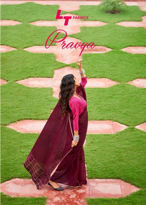 Lt Fabrics Pravya Saree Sari Wholesale Catalog 10 Pcs 1 510x718 - Lt Fabrics Pravya Saree Sari Wholesale Catalog 10 Pcs