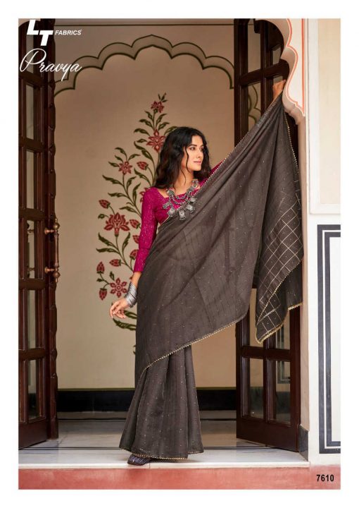 Lt Fabrics Pravya Saree Sari Wholesale Catalog 10 Pcs 19 510x720 - Lt Fabrics Pravya Saree Sari Wholesale Catalog 10 Pcs