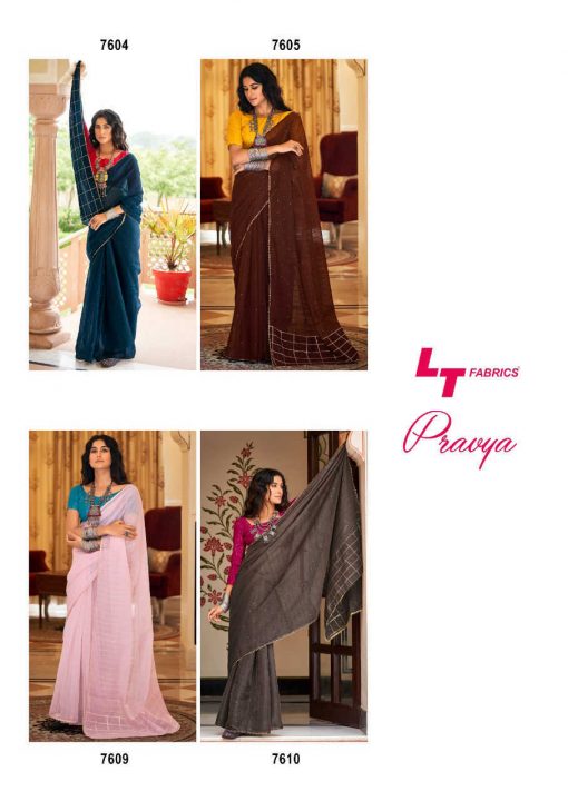 Lt Fabrics Pravya Saree Sari Wholesale Catalog 10 Pcs 20 510x720 - Lt Fabrics Pravya Saree Sari Wholesale Catalog 10 Pcs