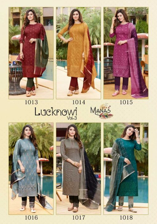 Manas Lucknowi Vol 3 Kurti with Dupatta Bottom Wholesale Catalog 6 Pcs 14 510x725 - Manas Lucknowi Vol 3 Kurti with Dupatta Bottom Wholesale Catalog 6 Pcs