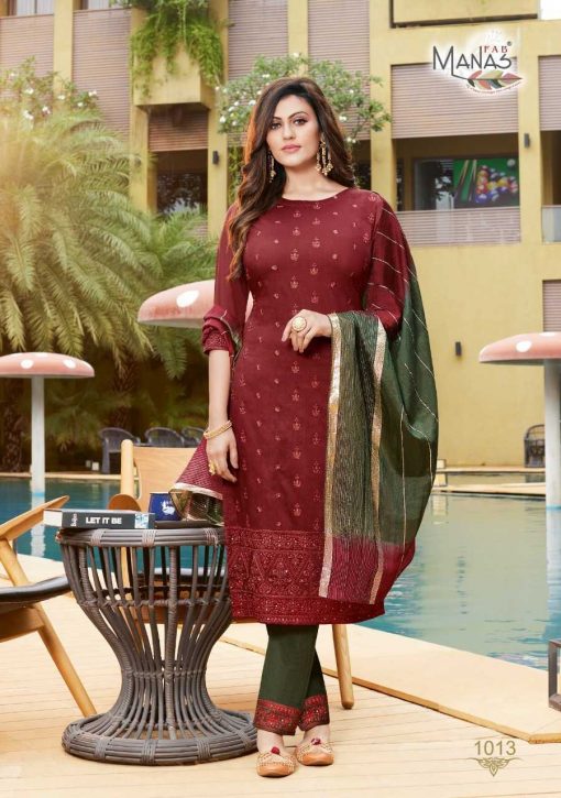 Manas Lucknowi Vol 3 Kurti with Dupatta Bottom Wholesale Catalog 6 Pcs 9 510x725 - Manas Lucknowi Vol 3 Kurti with Dupatta Bottom Wholesale Catalog 6 Pcs