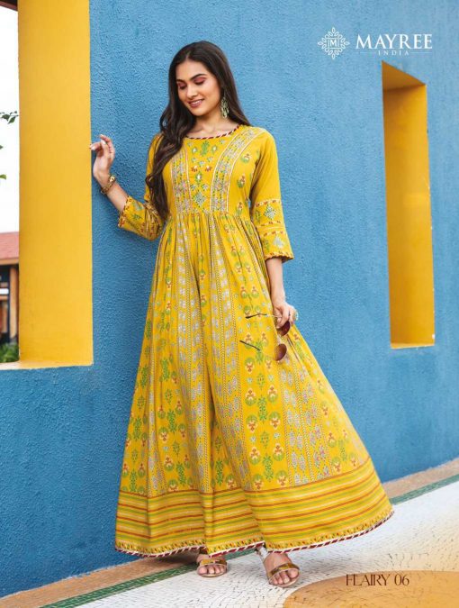 Mayree India Flairy Kurti Wholesale Catalog 6 Pcs 7 510x675 - Mayree India Flairy Kurti Wholesale Catalog 6 Pcs