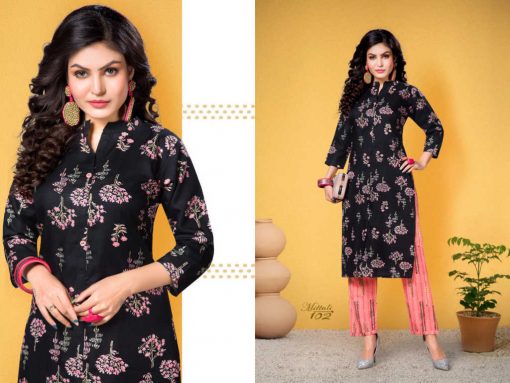 Mittali Kurti with Pant Wholesale Catalog 8 Pcs 5 510x383 - Mittali Kurti with Pant Wholesale Catalog 8 Pcs