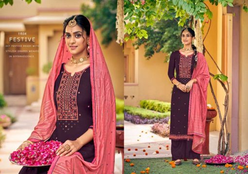 Panch Ratna Meenakari by Kessi Salwar Suit Wholesale Catalog 5 Pcs 7 510x357 - Panch Ratna Meenakari by Kessi Salwar Suit Wholesale Catalog 5 Pcs