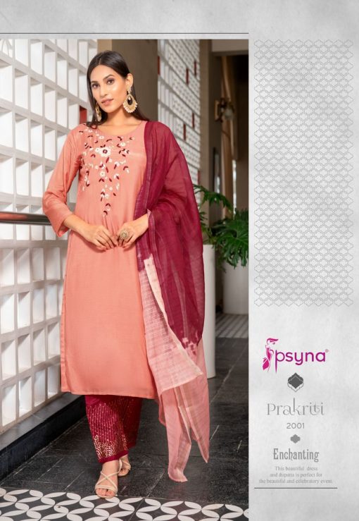 Psyna Prakriti Vol 2 Kurti with Dupatta Bottom Wholesale Catalog 6 Pcs 2 510x739 - Psyna Prakriti Vol 2 Kurti with Dupatta Bottom Wholesale Catalog 6 Pcs