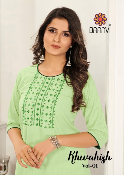 R Studio Khwahish Vol 1 by Baanvi Kurti Wholesale Catalog 8 Pcs 1 510x721 - R Studio Khwahish Vol 1 by Baanvi Kurti Wholesale Catalog 8 Pcs