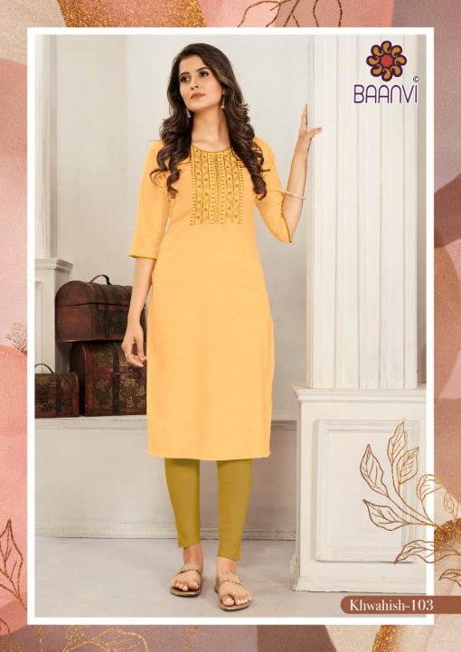 R Studio Khwahish Vol 1 by Baanvi Kurti Wholesale Catalog 8 Pcs 2 510x721 - R Studio Khwahish Vol 1 by Baanvi Kurti Wholesale Catalog 8 Pcs