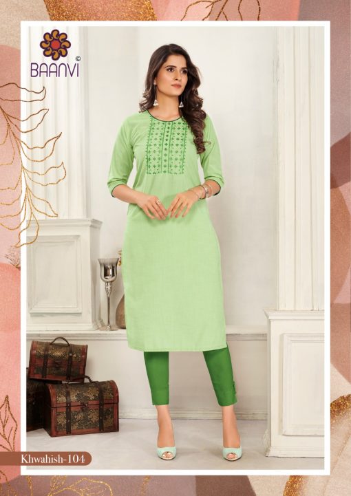 R Studio Khwahish Vol 1 by Baanvi Kurti Wholesale Catalog 8 Pcs 4 510x721 - R Studio Khwahish Vol 1 by Baanvi Kurti Wholesale Catalog 8 Pcs