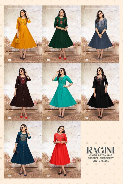 Ragini Kurti Wholesale Catalog 8 Pcs 12 510x765 - Ragini Kurti Wholesale Catalog 8 Pcs