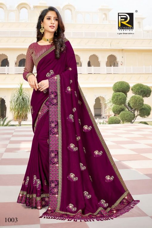 Ranjna Malhar Saree Sari Wholesale Catalog 8 Pcs 1 510x765 - Ranjna Malhar Saree Sari Wholesale Catalog 8 Pcs