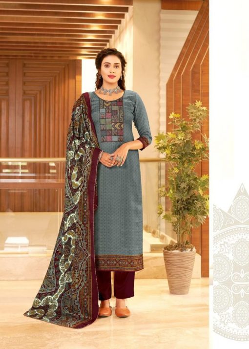 Roli Moli Jamdani Pashmina Salwar Suit Wholesale Catalog 8 Pcs 5 510x714 - Roli Moli Jamdani Pashmina Salwar Suit Wholesale Catalog 8 Pcs