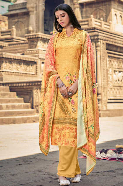 Roli Moli Shazia Pashmina Salwar Suit Wholesale Catalog 8 Pcs