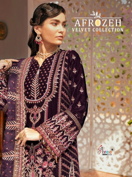 Shree Fabs Afrozeh Velvet Pashmina Collection Salwar Suit Wholesale Catalog 5 Pcs 10 510x680 - Shree Fabs Afrozeh Velvet Pashmina Collection Salwar Suit Wholesale Catalog 5 Pcs