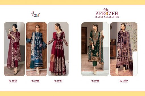 Shree Fabs Afrozeh Velvet Pashmina Collection Salwar Suit Wholesale Catalog 5 Pcs 11 510x340 - Shree Fabs Afrozeh Velvet Pashmina Collection Salwar Suit Wholesale Catalog 5 Pcs