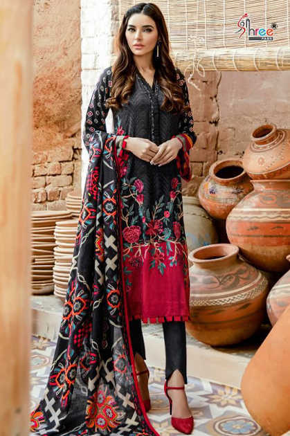 Shree Fabs Firdous Winter Collection Pashmina Salwar Suit Wholesale Catalog 7 Pcs