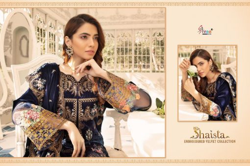 Shree Fabs Shaista Embroidered Velvet Collection Salwar Suit Wholesale Catalog 5 Pcs 2 510x340 - Shree Fabs Shaista Embroidered Velvet Collection Salwar Suit Wholesale Catalog 5 Pcs