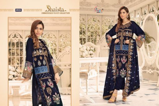 Shree Fabs Shaista Embroidered Velvet Collection Salwar Suit Wholesale Catalog 5 Pcs 3 510x340 - Shree Fabs Shaista Embroidered Velvet Collection Salwar Suit Wholesale Catalog 5 Pcs