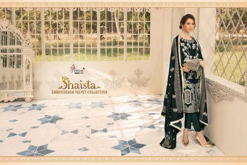 Shree Fabs Shaista Embroidered Velvet Collection Salwar Suit Wholesale Catalog 5 Pcs 6 510x340 - Shree Fabs Shaista Embroidered Velvet Collection Salwar Suit Wholesale Catalog 5 Pcs