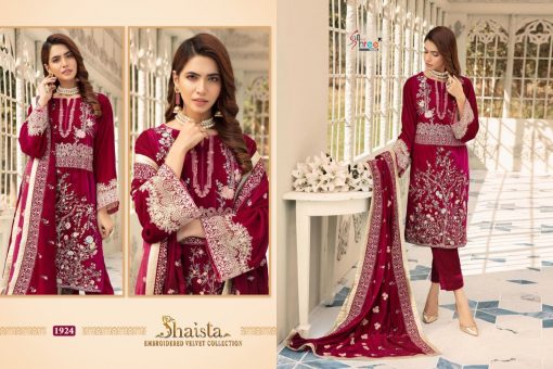 Shree Fabs Shaista Embroidered Velvet Collection Salwar Suit Wholesale Catalog 5 Pcs 7 510x340 - Shree Fabs Shaista Embroidered Velvet Collection Salwar Suit Wholesale Catalog 5 Pcs