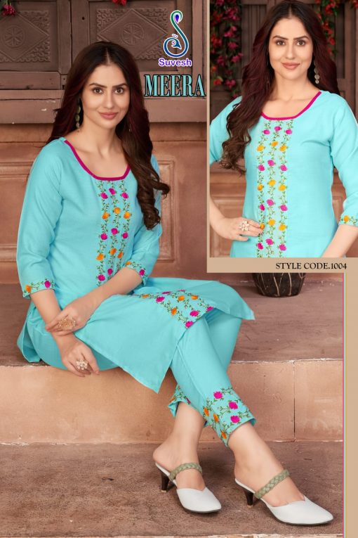 Suvesh Meera Kurti with Pant Wholesale Catalog 5 Pcs 1 510x765 - Suvesh Meera Kurti with Pant Wholesale Catalog 5 Pcs