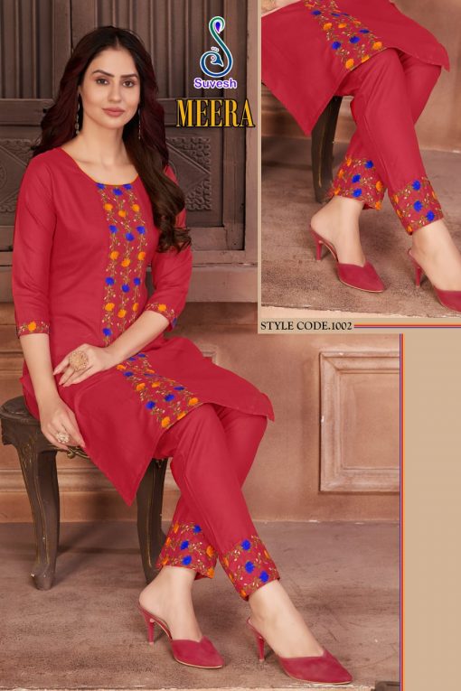 Suvesh Meera Kurti with Pant Wholesale Catalog 5 Pcs 5 510x765 - Suvesh Meera Kurti with Pant Wholesale Catalog 5 Pcs