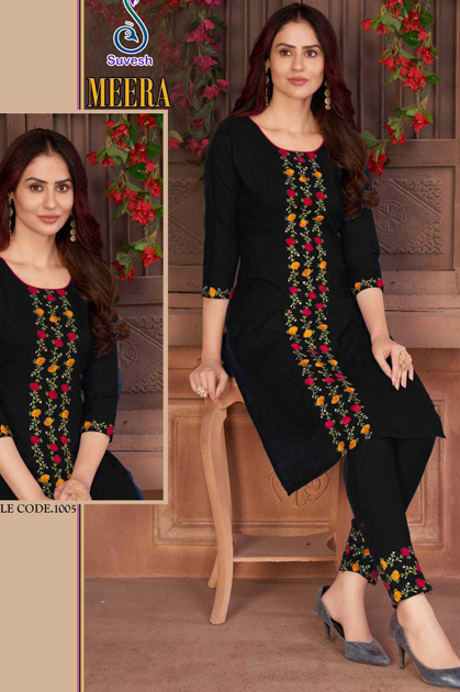 balaji shanaya vol-1 Cotton Designer kurti with pant Collection:  Textilecatalog