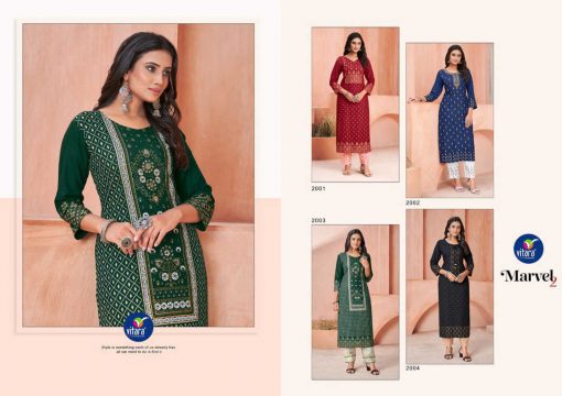 Vitara Marvel Vol 2 Kurti with Pant Wholesale Catalog 4 Pcs 5 510x360 - Vitara Marvel Vol 2 Kurti with Pant Wholesale Catalog 4 Pcs