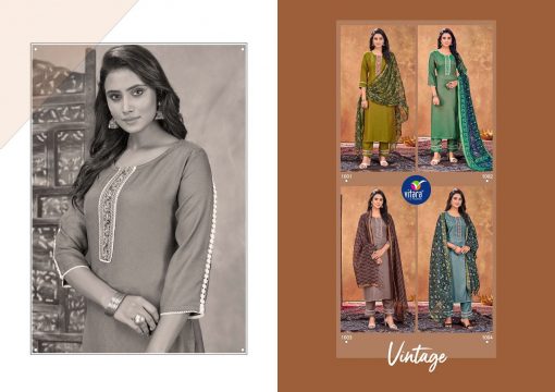 Vitara Vintage Kurti with Dupatta Bottom Wholesale Catalog 4 Pcs 5 510x360 - Vitara Vintage Kurti with Dupatta Bottom Wholesale Catalog 4 Pcs