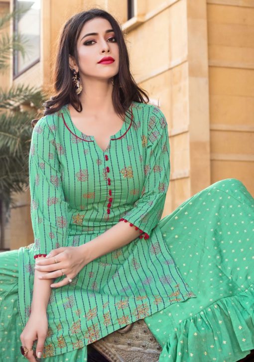 Yami Fashion Patola Kurti with Sharara Wholesale Catalog 6 Pcs 2 510x727 - Yami Fashion Patola Kurti with Sharara Wholesale Catalog 6 Pcs