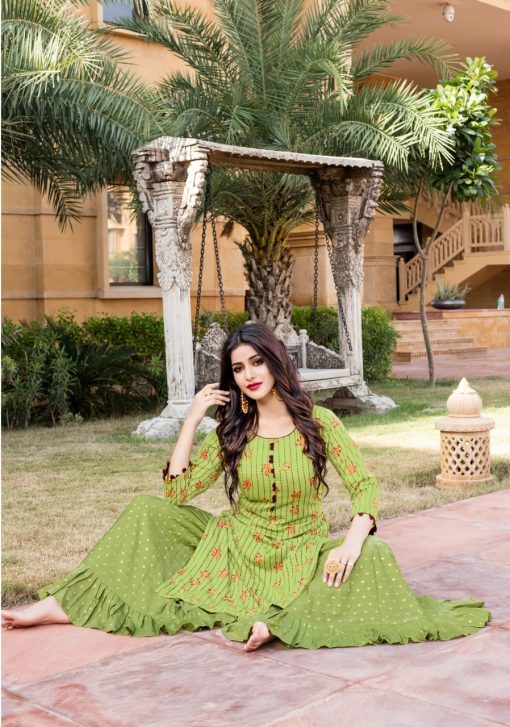 Yami Fashion Patola Kurti with Sharara Wholesale Catalog 6 Pcs 8 510x727 - Yami Fashion Patola Kurti with Sharara Wholesale Catalog 6 Pcs