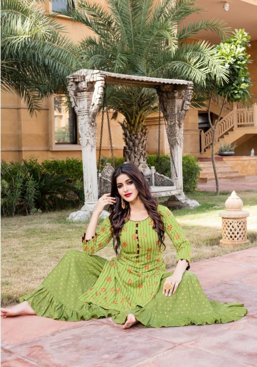 Yami Fashion Patola Kurti with Sharara Wholesale Catalog 6 Pcs 8 510x727 - Yami Fashion Patola Kurti with Sharara Wholesale Catalog 6 Pcs