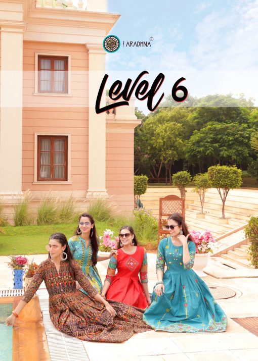 Aradhna Level Vol 6 Kurti Wholesale Catalog 12 Pcs 13 510x715 - Aradhna Level Vol 6 Kurti Wholesale Catalog 12 Pcs