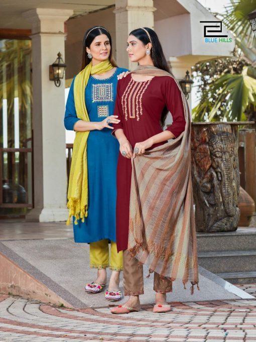 Blue Hills Shiddat Vol 1 Kurti with Dupatta Bottom Wholesale Catalog 8 Pcs 9 510x680 - Blue Hills Shiddat Vol 1 Kurti with Dupatta Bottom Wholesale Catalog 8 Pcs