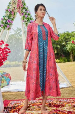 Blue Hills Shrug Vol 1 Kurti Wholesale Catalog 9 Pcs