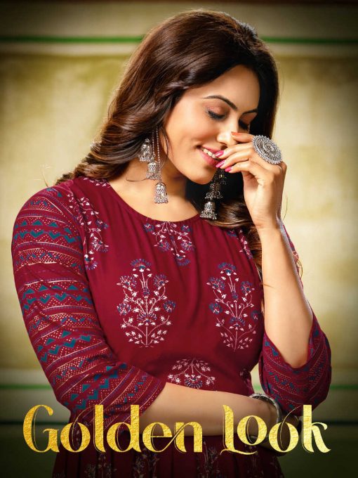 Golden Look Kurti Wholesale Catalog 7 Pcs 1 510x680 - Golden Look Kurti Wholesale Catalog 7 Pcs