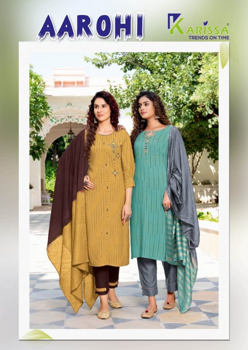 Karissa Aarohi Kurti with Dupatta Bottom Wholesale Catalog 6 Pcs 2 510x720 - Karissa Aarohi Kurti with Dupatta Bottom Wholesale Catalog 6 Pcs