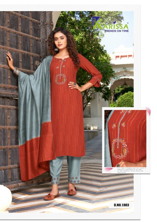 Karissa Aarohi Kurti with Dupatta Bottom Wholesale Catalog 6 Pcs 9 510x720 - Karissa Aarohi Kurti with Dupatta Bottom Wholesale Catalog 6 Pcs